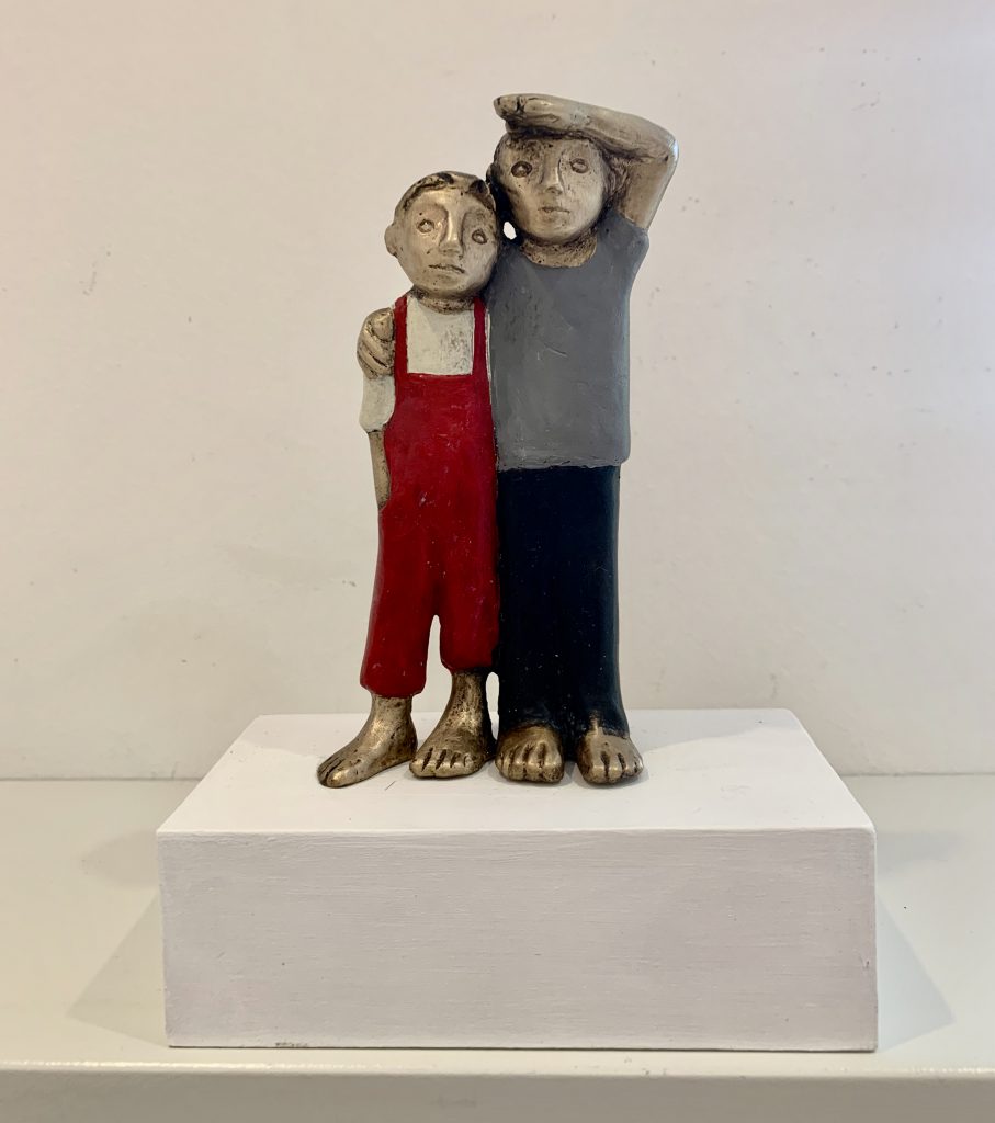 Tamara Suhr, Bronze, Figurative Kunst, Bronze, Ascona, Wandobjekt, Glück, Liebe, Partnerschaft, Zukunft