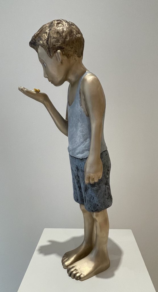 Tamara Suhr, Bronze, Figurative Kunst, Bronze, Ascona, Galleria Kröger, Kinder, Kinderaugen, Unschuldig, Poesie