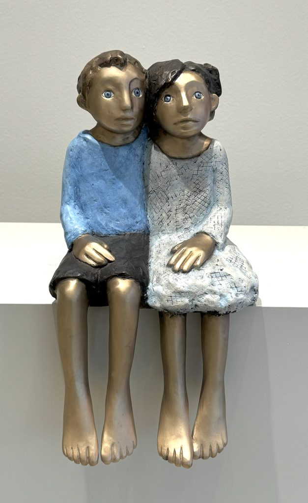 Tamara Suhr, s Bronze, Figurative Kunst, Bronze, Ascona, Galleria Kröger, lago maggiore, paar, Liebe, Freundschaft