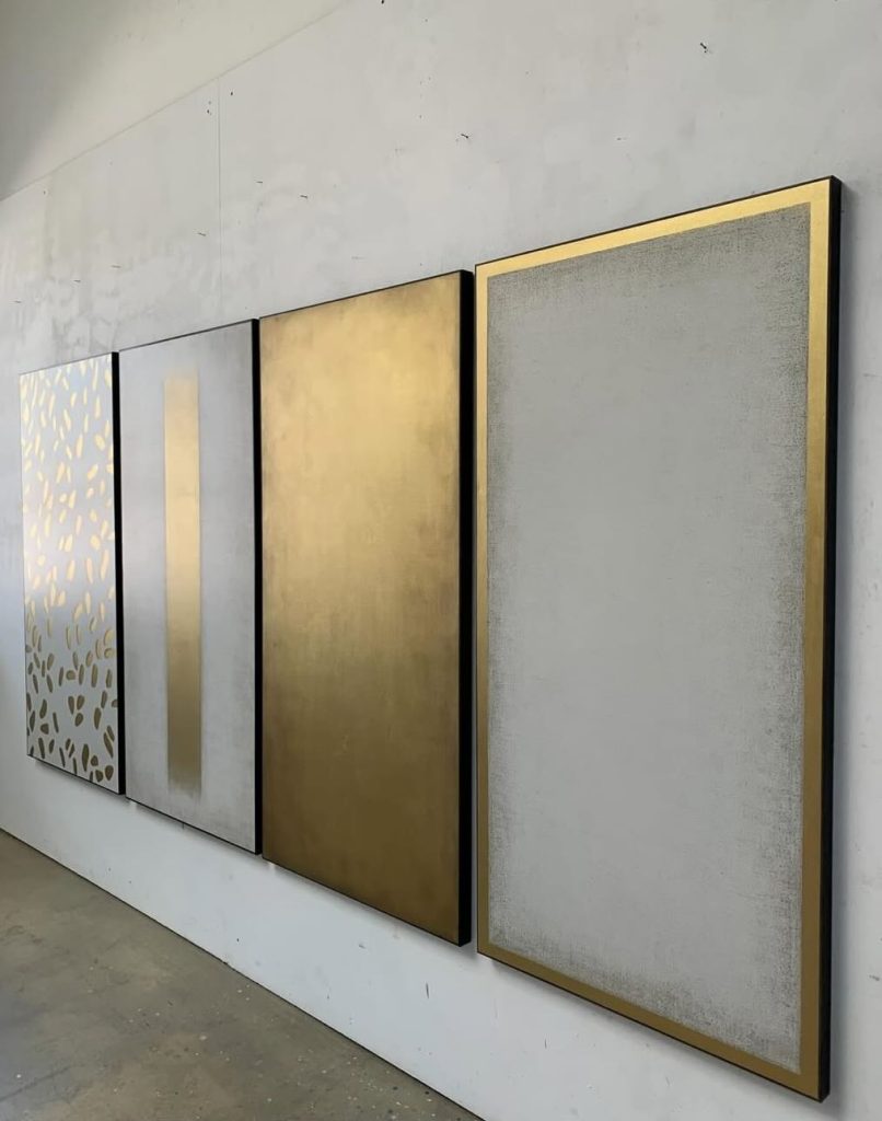 Leena Zihlmann-Kaasalainen, Bern, Atelier, Mischtechnik auf Leinwand, abstrakte Kunst, finnische Künstlerin