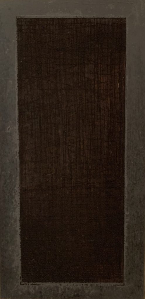 Leena Zihlmann-Kaasalainen, Bern, Atelier, Mischtechnik auf Holz, Black Boxes, abstrakte Kunst, finnische Künstlerin, minimal art