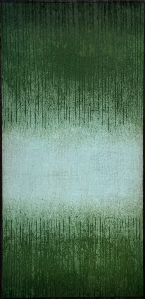 Leena Zihlmann-Kaasalainen, Bern, Atelier, Mischtechnik auf Holz, Black Boxes, abstrakte Kunst, finnische Künstlerin, minimal art