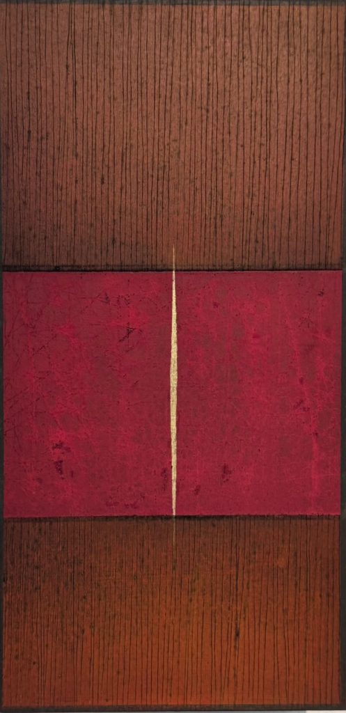 Leena Zihlmann-Kaasalainen, Bern, Atelier, Mischtechnik auf Holz, Black Boxes, abstrakte Kunst, finnische Künstlerin, minimal art