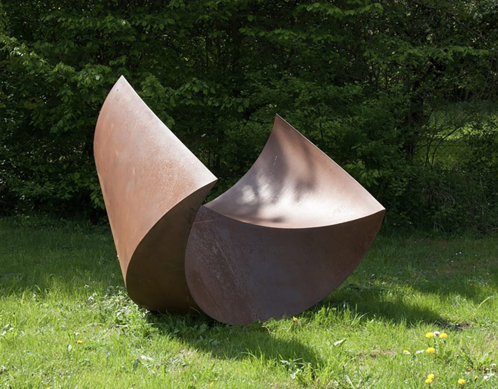 Rüdiger Seidt, Corten, Stahl, Kunsthalle Messmer, André-Evard-Preis, Plastiken, Edelstahl