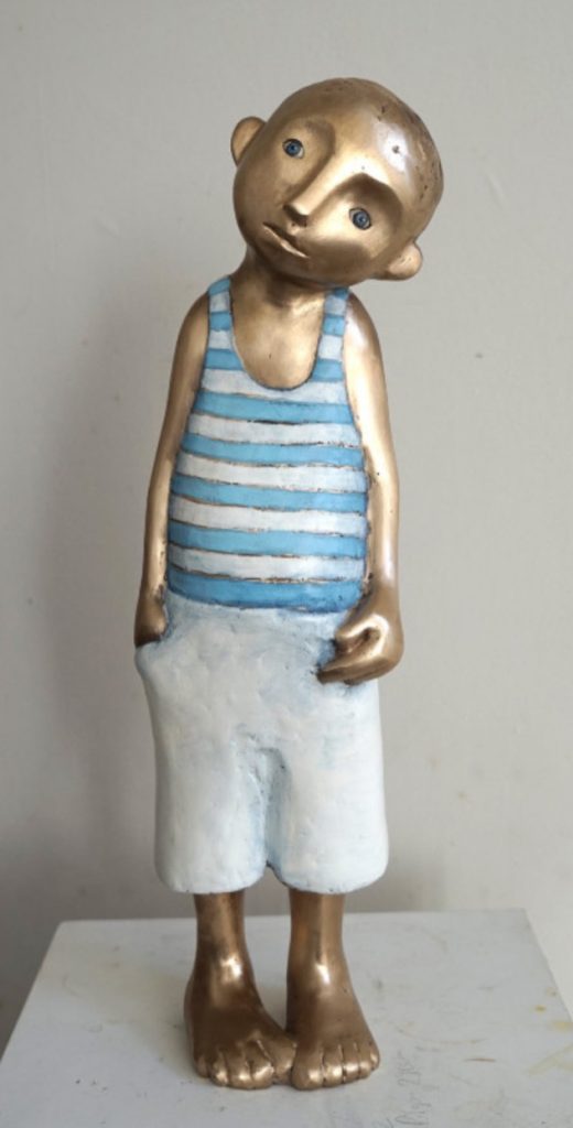 Tamara Suhr, figurativ, Bronze, Kinder, Hochschule für Künste, Bremen, Mutterliebe, Liebe, Lago Maggiore, Ascona, Galleria Kröger