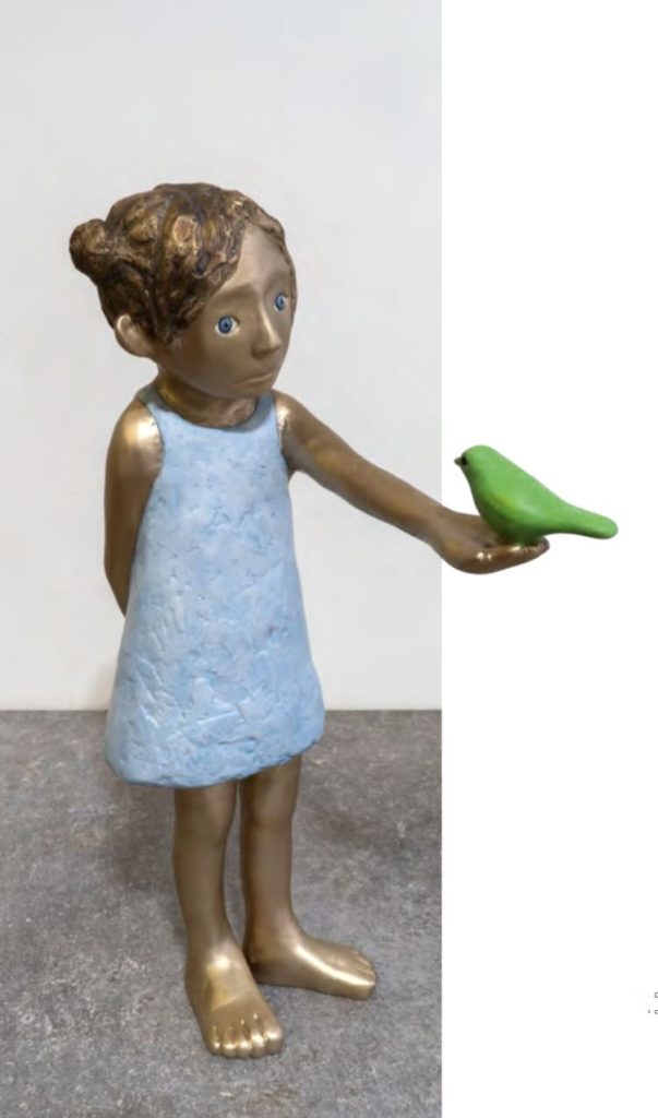 Tamara Suhr, figurativ, Bronze, Kinder, Hochschule für Künste, Bremen, Mutterliebe, Liebe, Lago Maggiore, Ascona, Galleria Kröger
